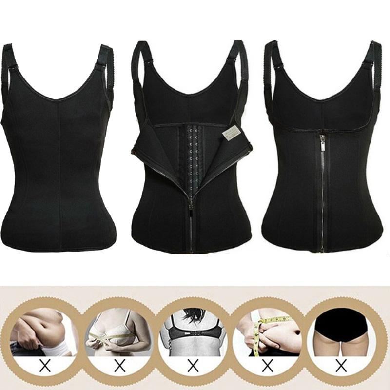 Waist Trainer Corset Vest for Weight Loss Tummy Control Cincher Corset Neoprene Belly Reducing Shaper Workout Trimmer Belt Body Shaper