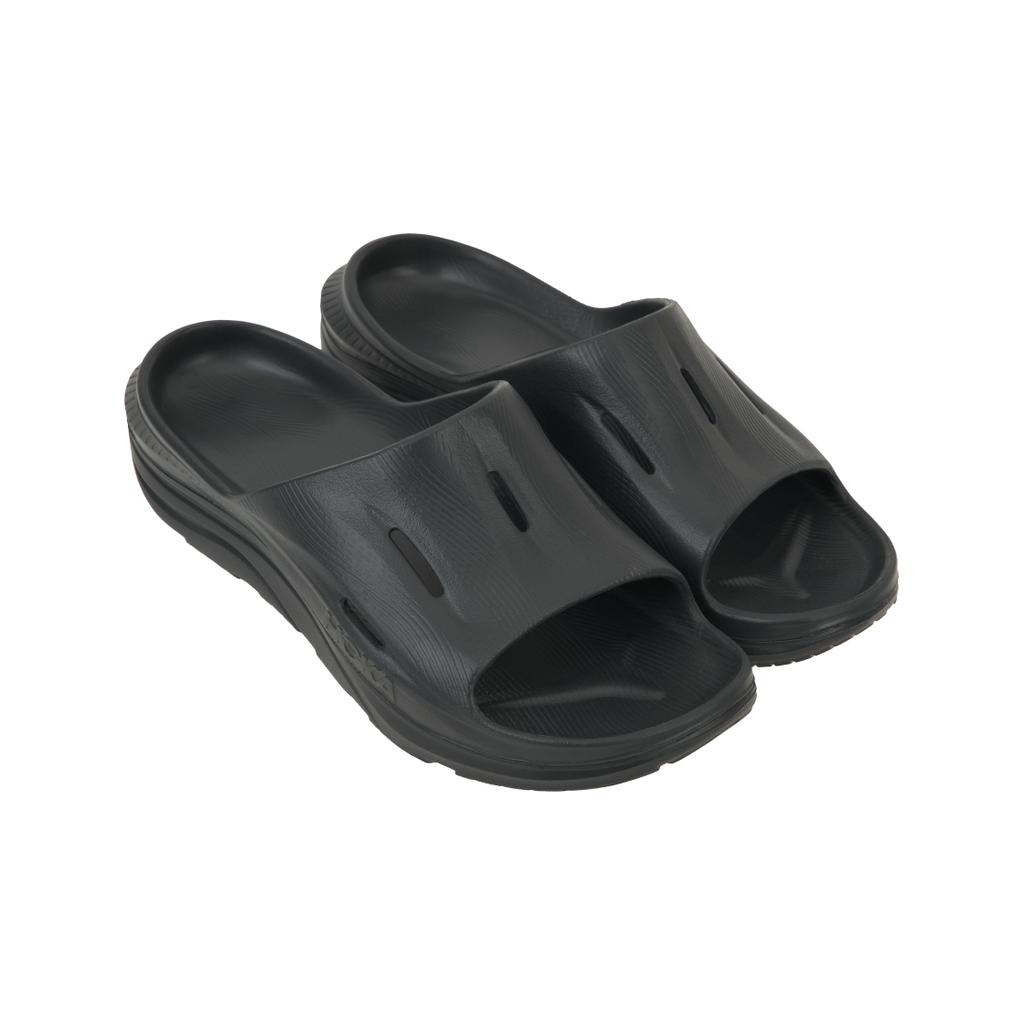 Кроссовки унисекс HOKA Ora Recovery Slide 3 черные 1135061-BBLC