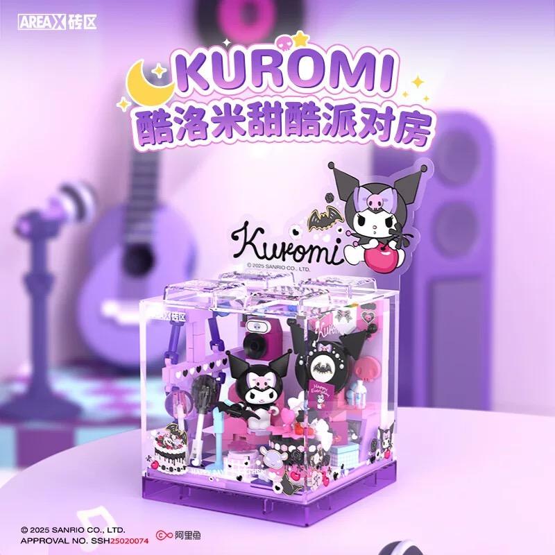 Areax Конструкторы Серия Sanrio Милый Магазин Куроми Пазл Сборка Игрушки Подарки Украшения Развлекательные Игрушки