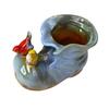 Ceramic Bird Boot Planter Pot Pen Holder Colorful Shoes Flowerpot Succulents Herb Plants Container Home Balcony Garden Decoration