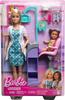 Игровой набор Barbie Career Playset с куклой-блондинкой-стоматологом, набором принадлежностей для раковины и осмотра маленького пациента, а также куклой, стулом и