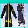 Высококачественный аниме-костюм One Piece Трафальгар Ло с дышащим плащом и брюками