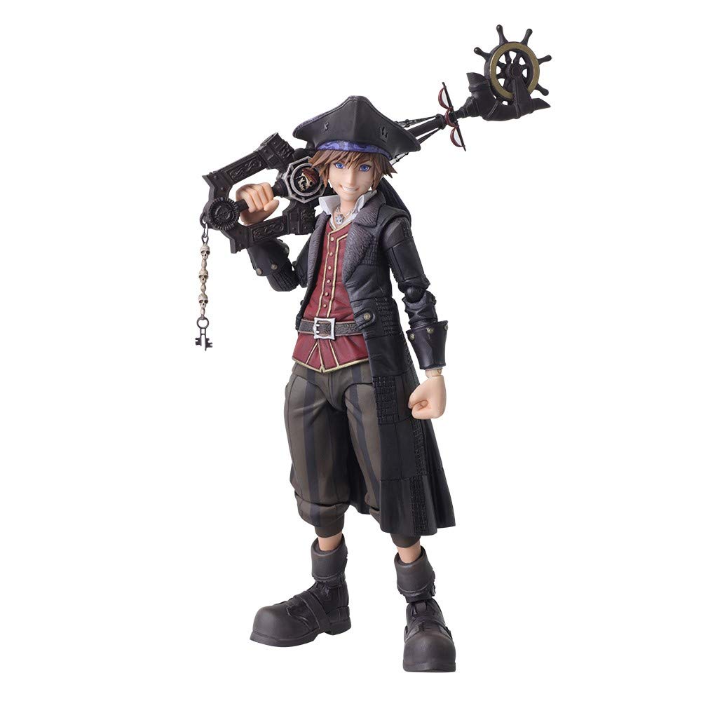 KINGDOM HEARTS III BRING ARTS Sora Pirates of the Caribbean PVC Painted Action Figure Ver.