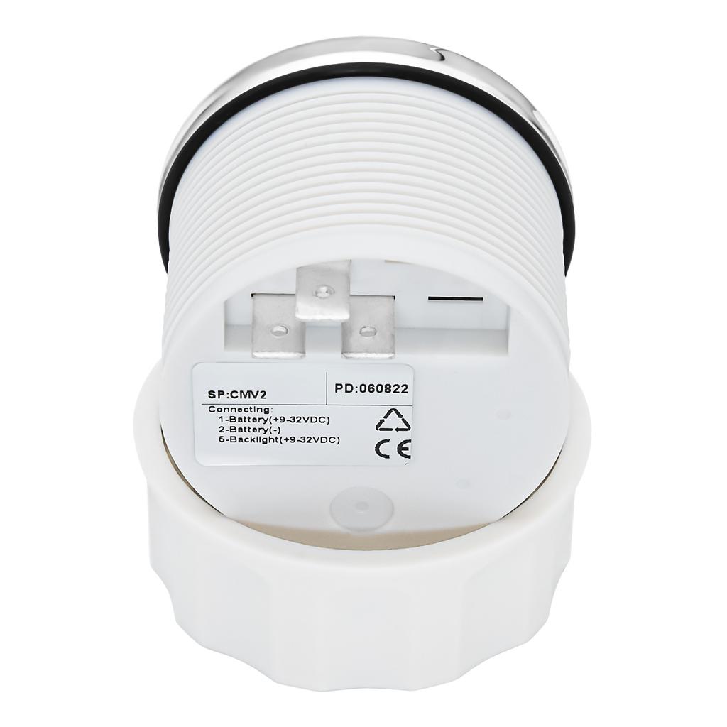 ZMFJH 2"52MM Датчик температуры воды 40-120℃,100-250℉ Стрелочный указатель температуры воды Красный свет для универсального автомобиля, лодки, яхты 12V24VDC