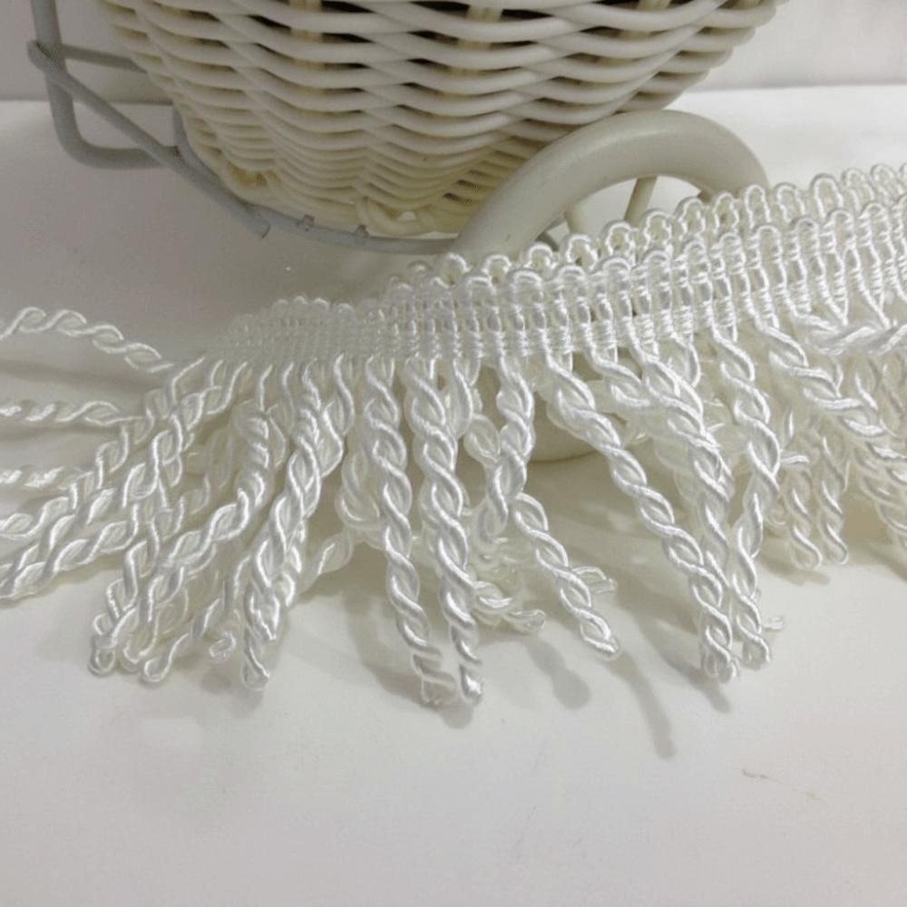 11M Polyester Fringe Lace Fabric Trim Craft Supplies Gold Fringe Trim Lace Trim Ribbon Latin Dress
