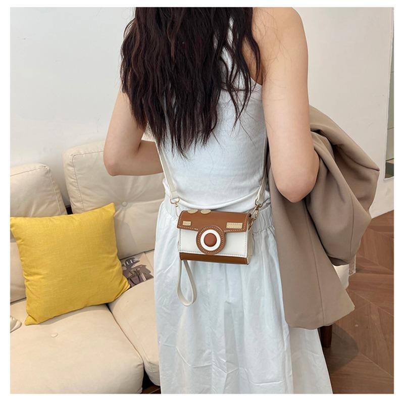 Exclusive Design Color-matching Compact Handbags Shoulder and Crossbody Bags for Women's Cameras New Fashion Trend