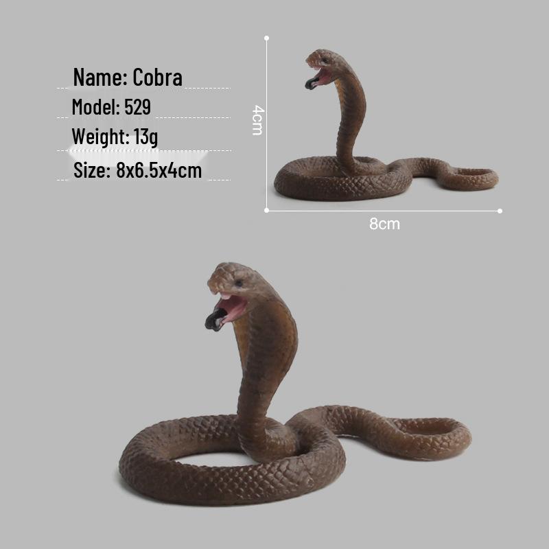 Children's Wild Animal Simulation Snake Toy Model