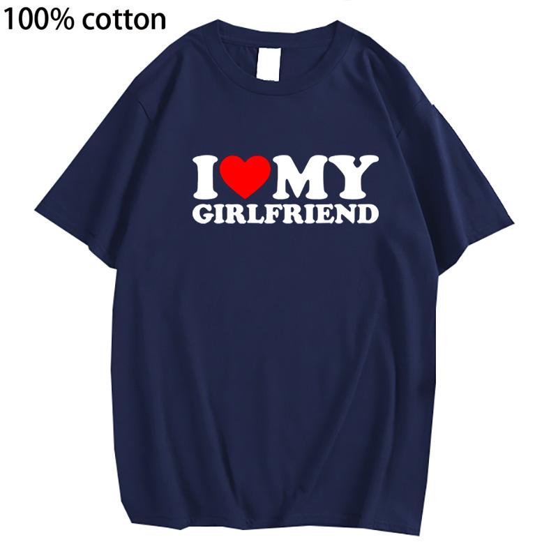 Футболка из хлопка с надписью «Я люблю свою девушку, я люблю своего парня», футболка для мужчин, так что, пожалуйста, держитесь от меня подальше, забавная надпись «BF GF», цитата, подарочные футболки