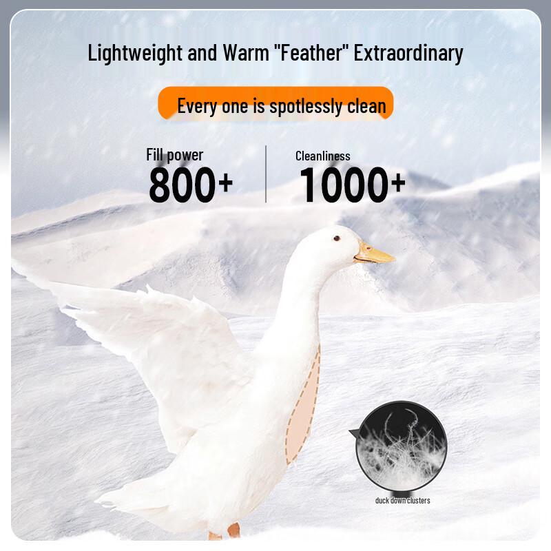 Langsha Women's Extra Thick White Duck Down Thermal Pants