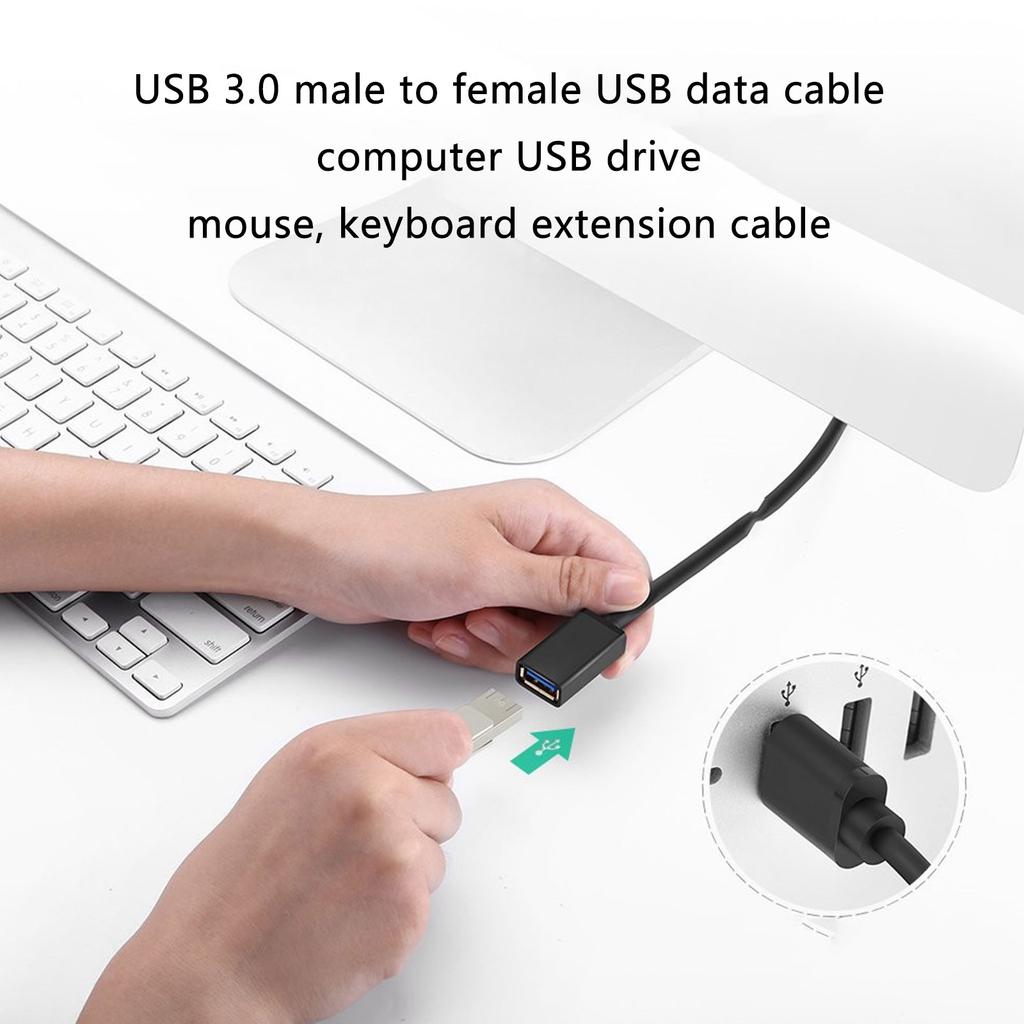 Fast Speed USB 3.0 Extension Cable A Male To A Female 5Gbps Data Transfer Cable for Mouse Keyboards and More