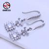 Clip Earrings For Women Cubic Zirconia Fashion Long Drop Earrings Jewelry For Wedding Party Gifts