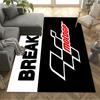 Motogp Flames Logo Floor Rug Office Rug Perfect for Decorate room Hallway Balcony Kitchen Anti-slip Rug Anime Office Decor