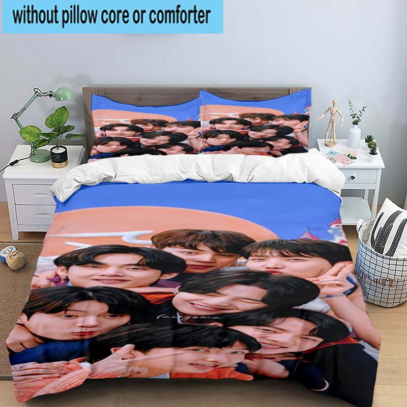 3PCS Vivid Dreams kpop 3pcs Bedding,Including 3PCS Duvet Cover And 2pcs Pillowcases Perfect for Christmas,Ideal for Bedroom, Dormitory