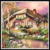 5D Diy Новые алмазные картины, полные бриллиантов, пейзажи, коттеджи, алмазные картины, стразы, вышивка крестиком, домашний декор