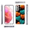 Пушистый Чехол-Сердечко Для Samsung Galaxy S25 Edge S24 S23 FE S21 S20 S10 Plus S22 S26 Ultra Чехол Прозрачные Чехлы TPU Capa Shell Co