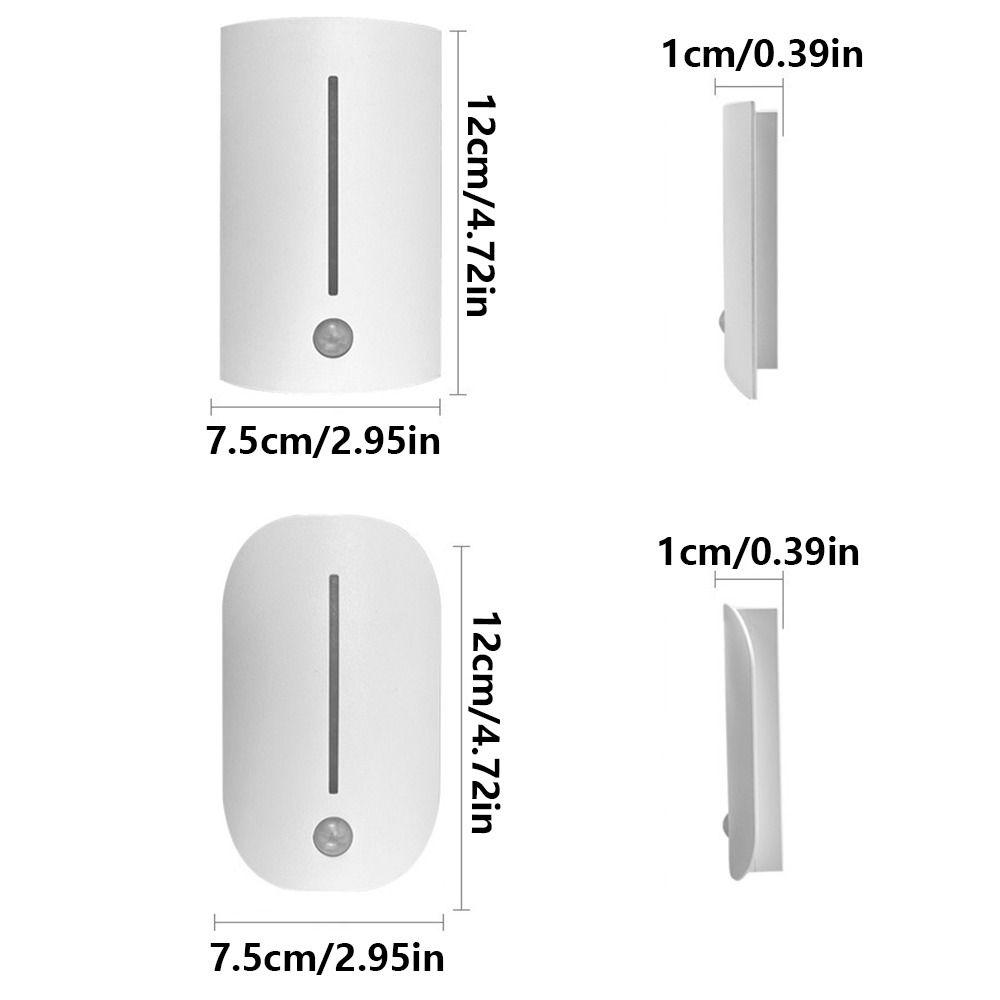 Soft Lights LED Wall Sconce 3 Colors Magnetic Wall Lamp Motion Sensor Night Light Hallway Lighting