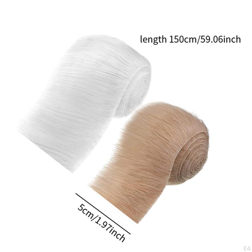 Материал из искусственного меха, товары для рукоделия, плюшевая лента, предварительно нарезанная полоска для рождественской елки, шляпы, обуви