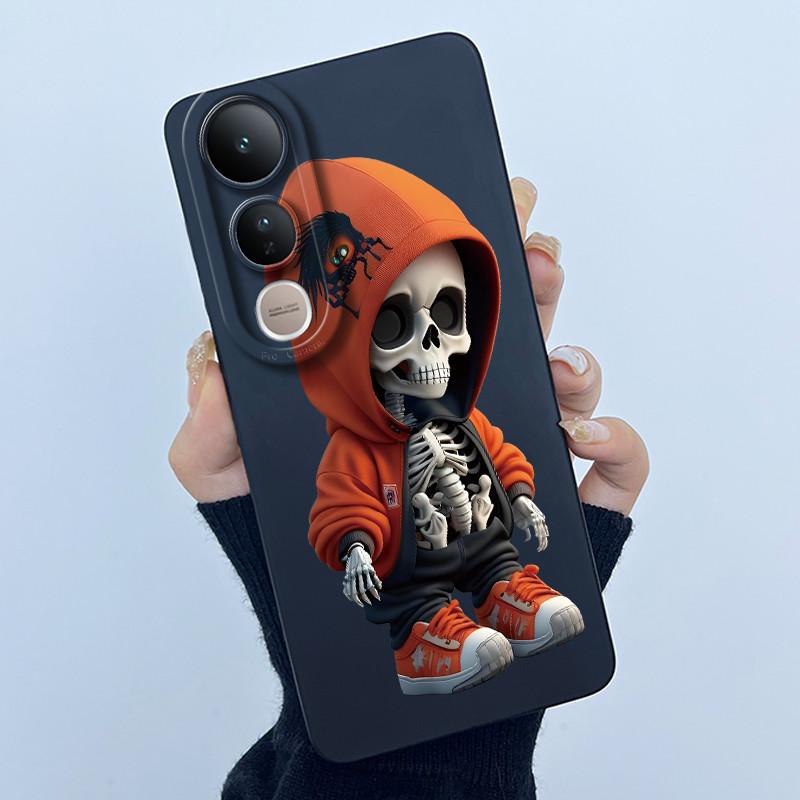 For Vivo V50 Lite Case Lovely Phone Shell Soft Liquid Silicone Back Cover For Vivo V 50 Lite Full Protection Shockproof Bumper