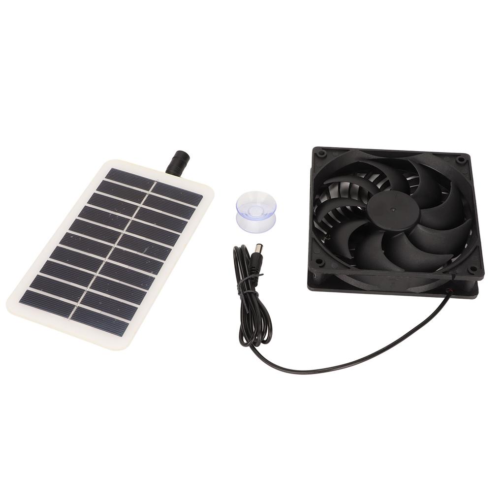 Вытяжной вентилятор на солнечной батарее 15 Вт, энергосберегающий, удаление запахов, портативный вытяжной вентилятор на солнечной энергии