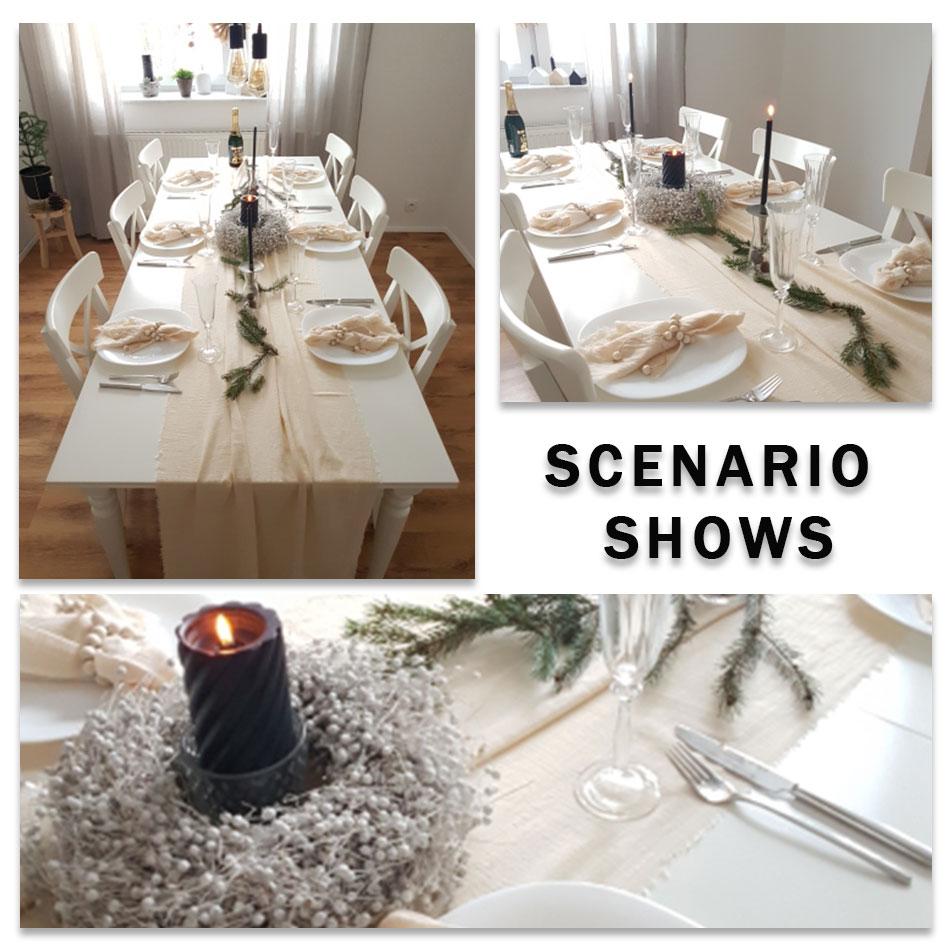 Марлевая дорожка на стол Хлопчатобумажная ткань Лен Марля Однотонная Моющаяся Может быть Сделана Вручную Для Скатерти Свадебный Декор Арка