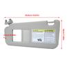 74320‑42501‑B2 Car Sun Block Car Window Sunshade Left Driver Side Sun Visor 74320‑42501‑B2 Fit for  2006‑2009 Gray