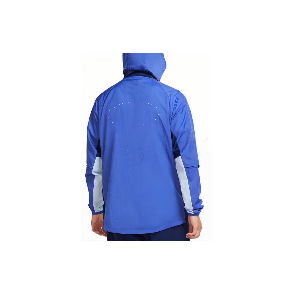 Nike Куртки Мужские Космический Синий С Капюшоном Умеренный Другое CU5000-430