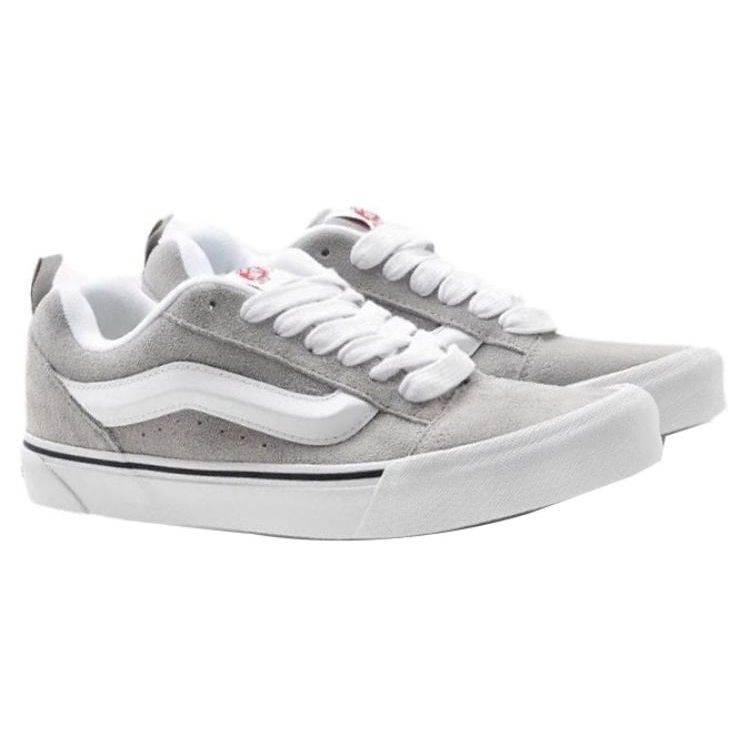 Vans Knu Skool Casual Comfortable Versatile Low-Top Skate Shoes Unisex Sneakers Gray VN0009QCBGJ