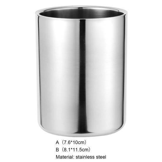 280 мл/430 мл чашка для пива, термостойкая многоразовая двухслойная легко чистящаяся чашка для полоскания, стакан для воды, бытовые принадлежности