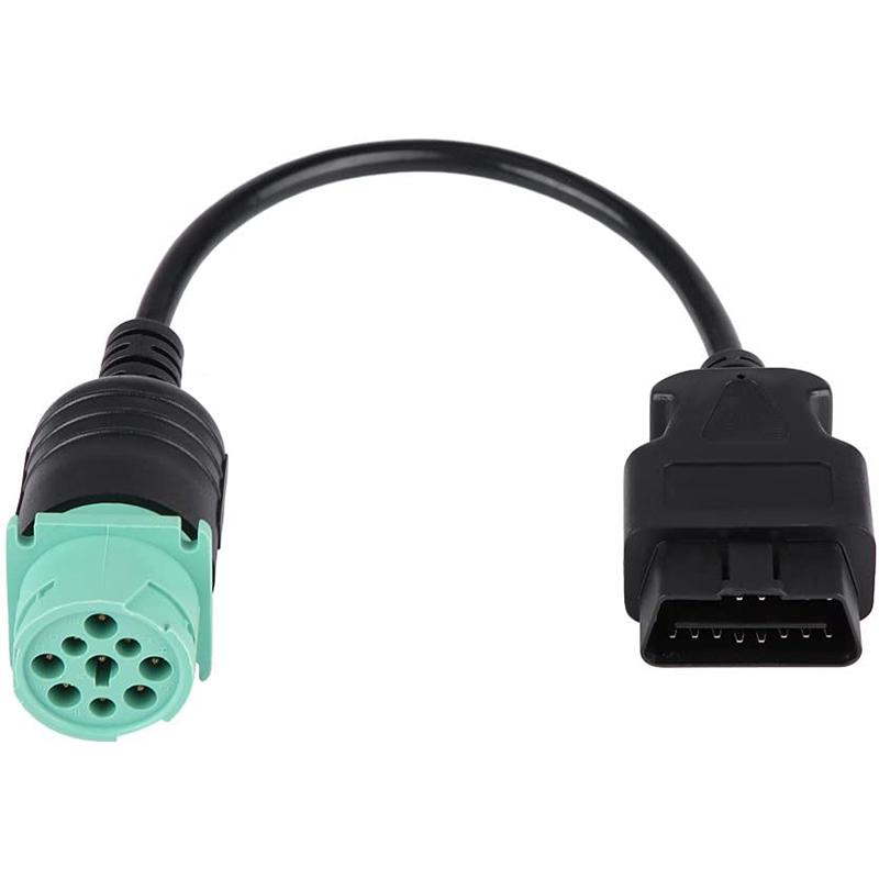 Диагностический кабель OBD2 для грузовиков J1939 OBD 9-контактный на 16-контактный разъем для Cummins Deutsch 9-контактный кабель для грузовиков, поддержка старых транспортных средств