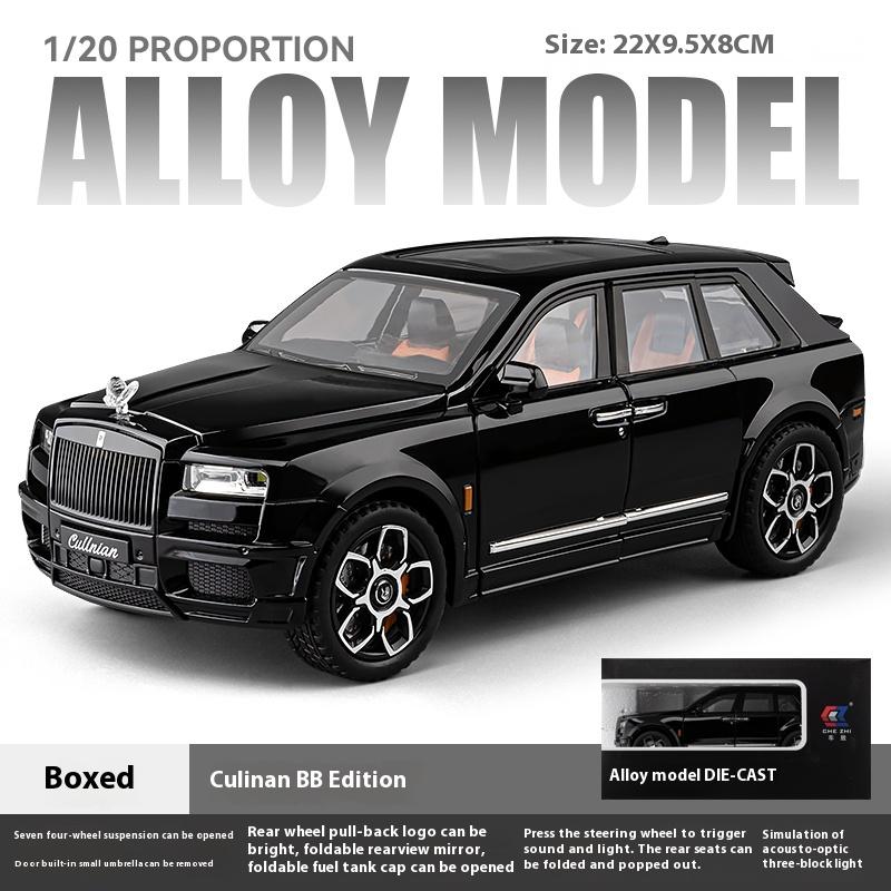 1/20 Rolls Royce Cullinan Роскошный Внедорожник Металлический Литой Модель Автомобиля Коллекция Хобби Украшение Праздничные Подарки Бойфренд