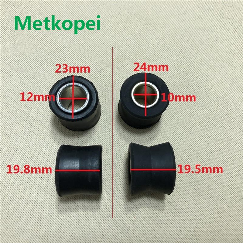 4X universal 12mm 10mm Motorcycle shock absorber rubber buffer Fork screw fixed set Suspension parts for AX100 GN125 WY125 CG125