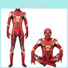 Косплей-костюм Marvel Стальной Человек-паук, наряд на все тело с капюшоном