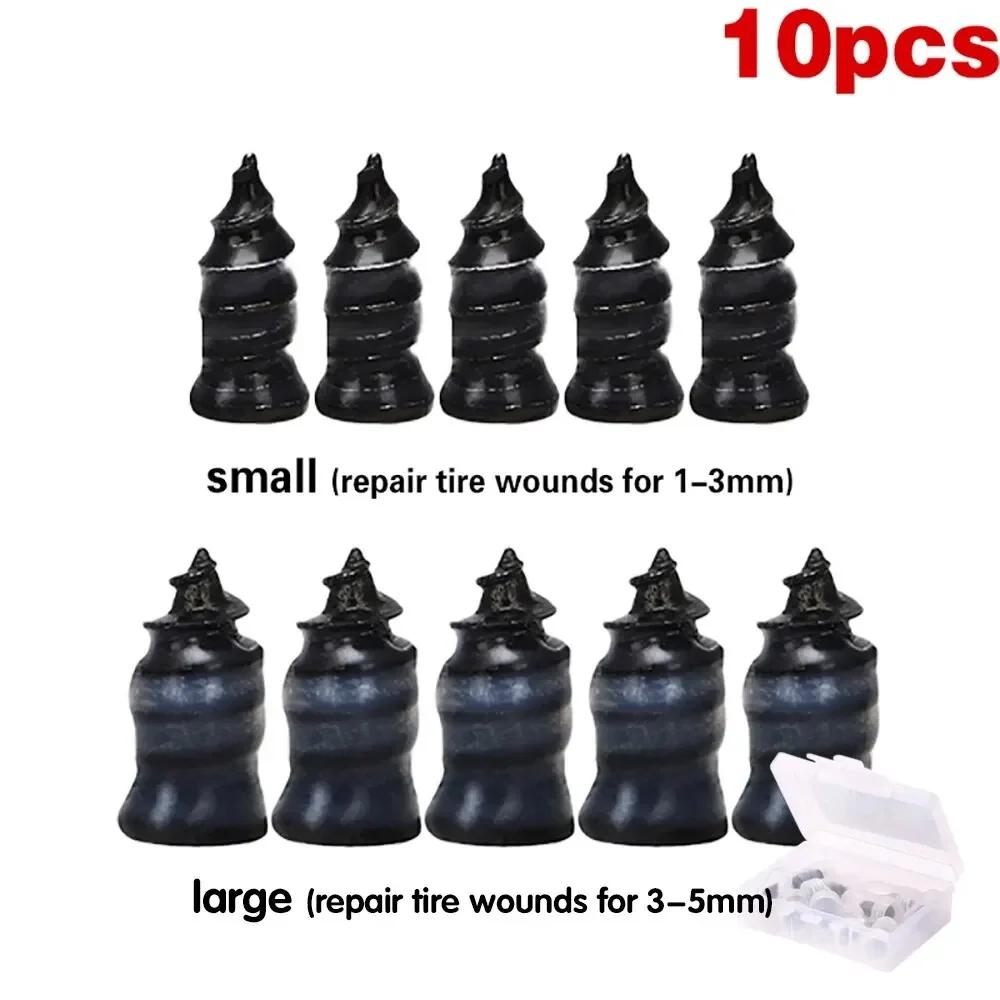 21-10PCS Tire Repair Nail Self-Tapping Screw Plastic Nail Soft Rubber Screw Suitable For Car Motorcycle Tire Puncture Repair