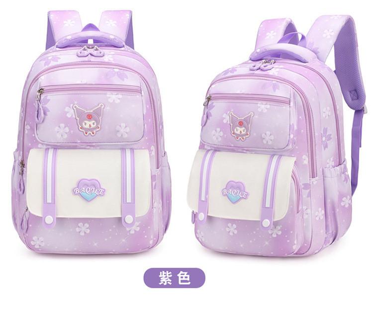 Cute And Spacious Oxford Fabric School Backpack For Children Grades 3-4 Neutral Gender