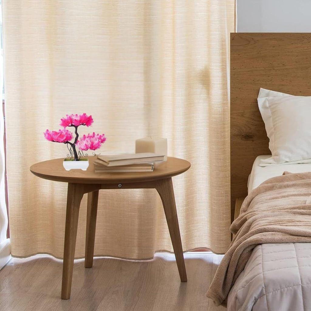 1 Pc Artificial Bonsai Flower with Designer Pot for Christmas,Home Decor,Artificial Plant Bonsai Fake, Living Room