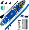 FunWater 320/350 см SUP – для 2 человек или семьи, полный комплект, двойной ПВХ, надувная доска для гребли, подходит для начинающих – SUPFR02E