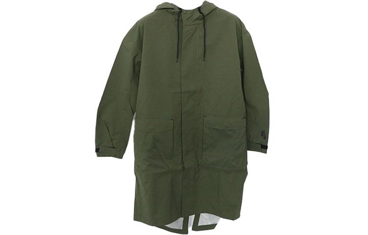 Nike Куртки Мужские Темно-зеленые С капюшоном Умеренные Другие CD6808-325