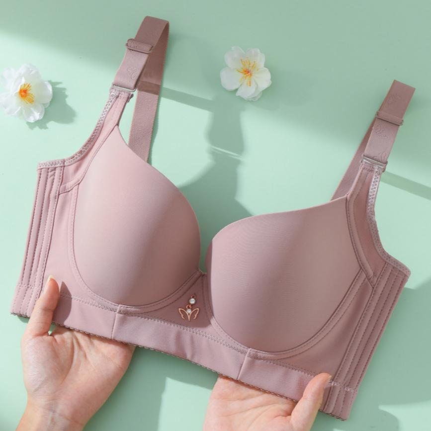 Дышащее Толстое и Тонкое Красивая Спина Большой Размер Нижнее Белье Без Косточек Пуш-ап Бюстгальтер