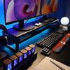 Подставка для игрового монитора RGB Luwei и подставка для ноутбука