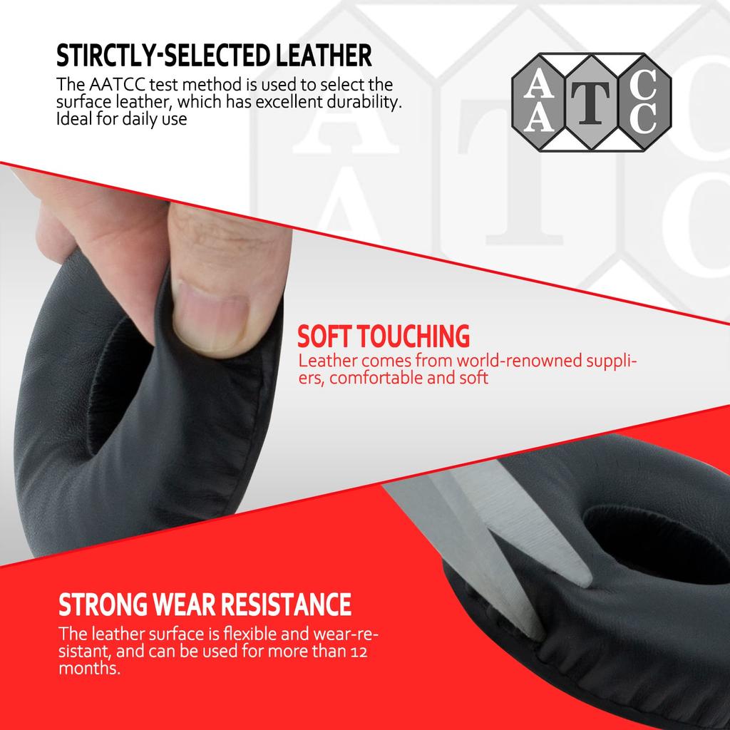 Krone Kalpasmos Сменные амбушюры для наушников Sony Sony Амбушюры Подушечки из пены с эффектом памяти Мягкая кожа Подушечки MDR-XB550, MDR-XB550AP MDR-XB450AP