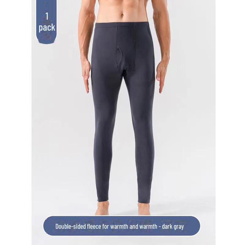 Мужские теплые брюки из немецкого бархата с высокой талией и самонагревающимся графеном для холодной погоды