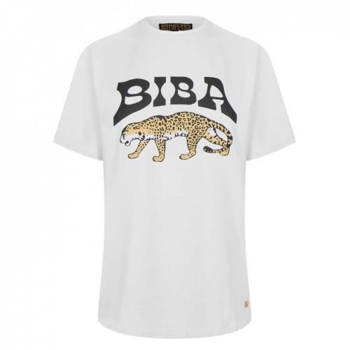 Biba Womens/Ladies Leopard Logo T-Shirt
