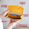 Il modo японский подлинный кожаный длинный кошелек для женщин и мужчин [statusy] (Желтый, правша)