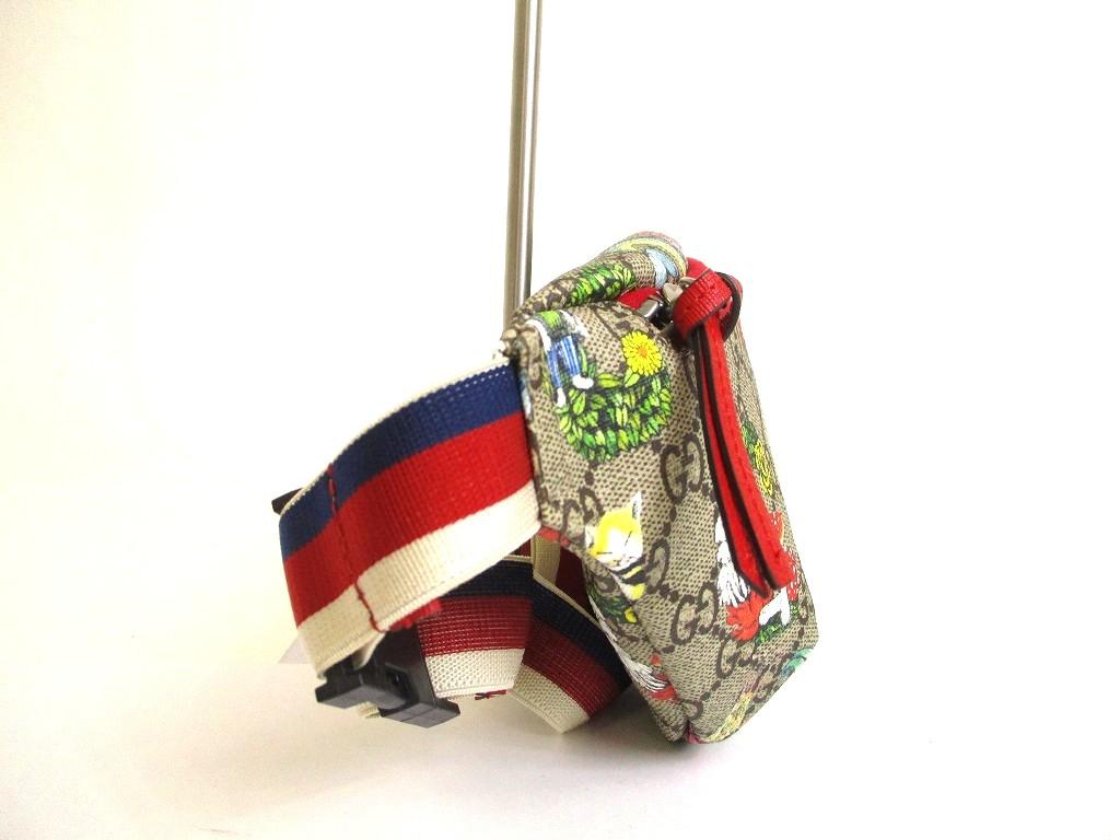 Оригинальная поясная сумка GUCCI GG Supreme Canvas Higuchi Yuko, сумка-ремень, наплечная сумка #a868, восстановленная