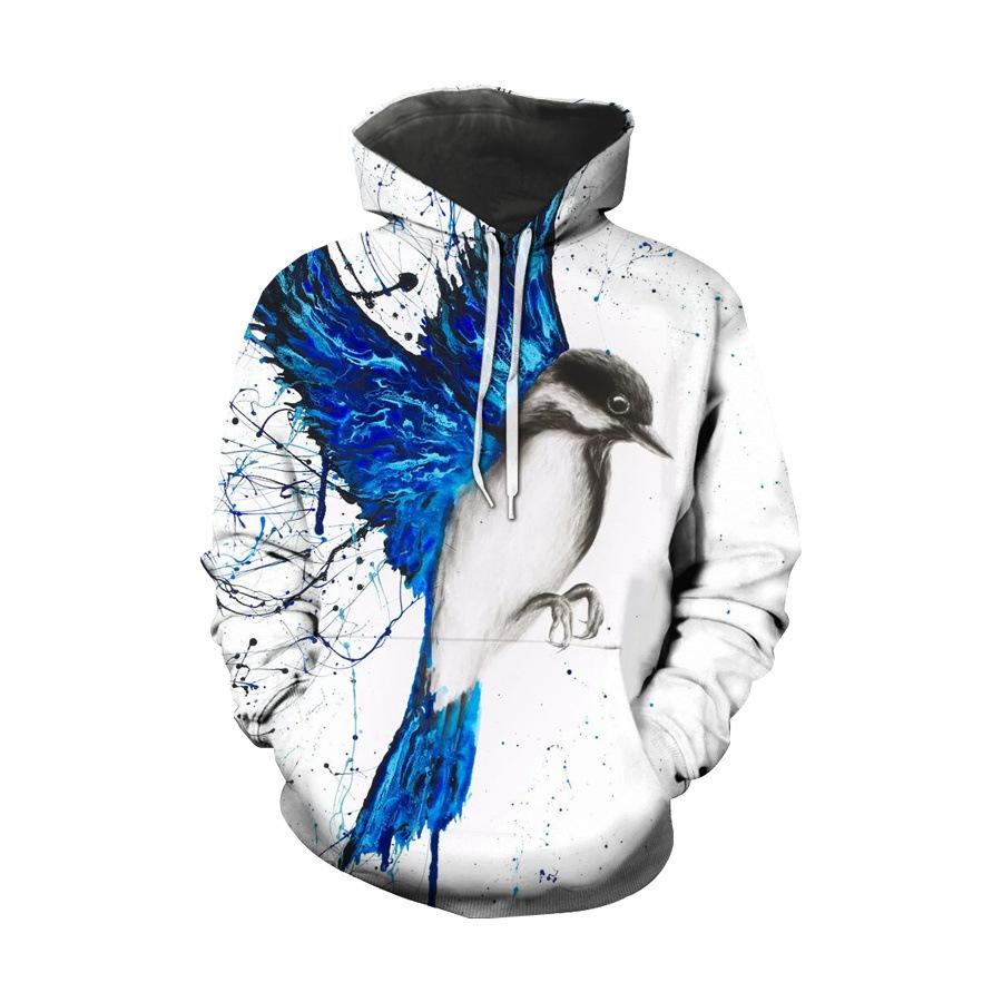 Осенние толстовки с принтом попугая с 3D-принтом для мужчин и женщин, модные толстовки с капюшоном большого размера, пуловеры, толстовки с капюшоном, спортивные костюмы, пальто, детская одежда