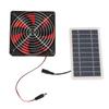 Солнечный вытяжной вентилятор монокристаллический 10 Вт солнечная панель вентилятор с защитной сеткой для круглого