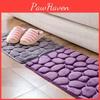 Роскошный коврик из полиэфирного волокна с галькой, нескользящий коврик для прихожей и спальни