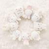 Sanrio Hanamaru Ghost Mascot Holder Nap Time on Fluffy White Cloud 575933