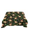 Cartoon monkey animal print blanket Soft and lightweight flannel blanket for bedroom sofa decoration