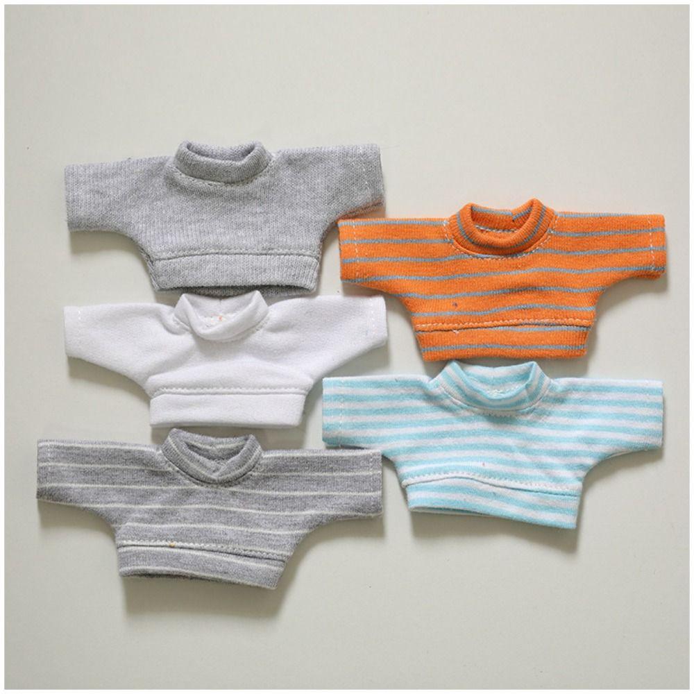 Casual Wear Sweatshirt Outfits Handmade Dolls Tops New Dolls Accessories for 10cm Cotton Dolls